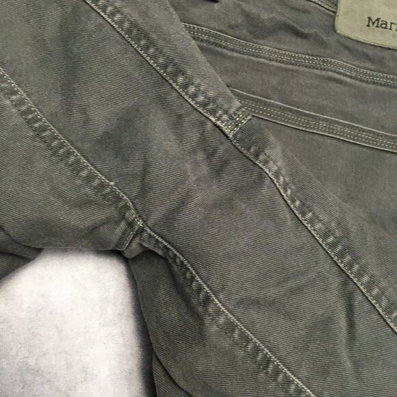Marmot Men Cargo Shorts size 38 Gray Tech Work Trail Gusset Cotton Stretch Blend - Picture 11 of 15
